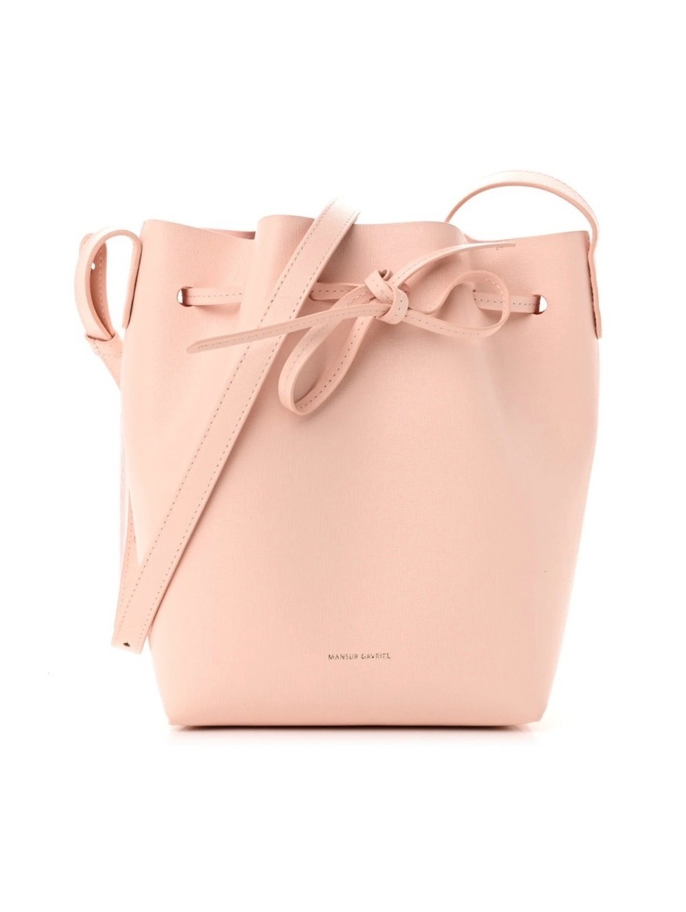 Mansur Gavriel Blush Mini Bucket Bag, New w/Tag